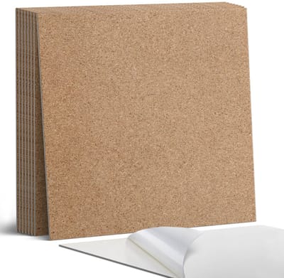Coloray Plaktegels - Textuur van natuurlijk materiaal Portugese Tegels - 30 cm x 30 cm - Bruin Plaktegels - 9 stuks - Vierkant PVC Tegels - Plaktegels Keuken - Zelfklevende Vloertegels - Vinyl Tegels Zelfklevend - Zelfklevende Tegels