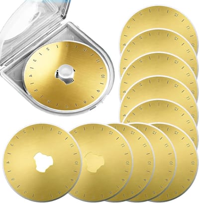 Solidchoice - Set van 10 Vervangende Snijbladen voor Rolmes, 45 mm