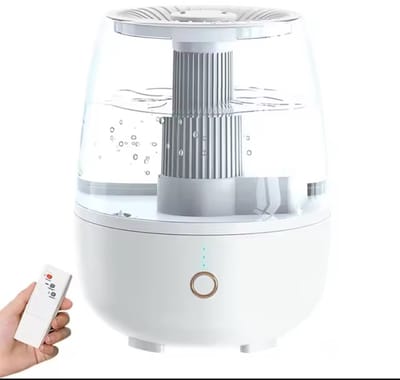 Luchtbevochtiger 6,8 Liter met Topvulling & Aroma – Stil, Automatisch & Geschikt voor Slaapkamer, Babykamer en Kantoor