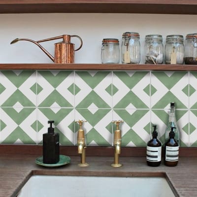 Store_9 - Waterdichte Vinyl Tegelstickers - Peel and Stick Backsplash - Set van 10 - Boho Stijl - Makkelijk aan te brengen - Geschikt voor keuken -...