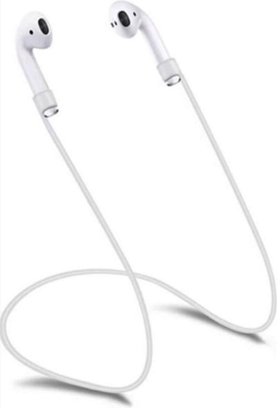 *** Anti Verlies Geschikt voor Apple AirPods - Anti-verlies - Aitpods strap - Koord van siliconen voor je Airpods - Wit - van Heble® ***