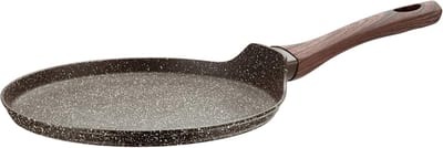 Pannenkoekenpan - Koekenpan Crêpes - Gezond Koken - Antiaanbaklaag - 25 cm - Zwart