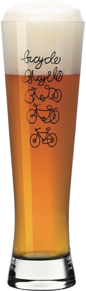 Ritzenhoff Bierglas - Fietsen - Kristalglas - 396 ml - Bier Glas - Cadeau voor Fietser - Verjaardagscadeau - Geschikt voor de Vaatwasser