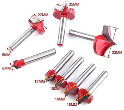 3D Graveer Eindmolen - V-groef Routerbit - Houtbewerking - Precisie Snijgereedschap - Solide Alloy - 6 mm Schacht - 8 MM Mes - Vakman...