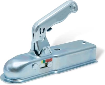 Kogelkoppeling Aanhanger - Trekhaak Kop - Veilig Vervoer - Robuuste Constructie - 60 Mm Vierkant - Zilverkleurig