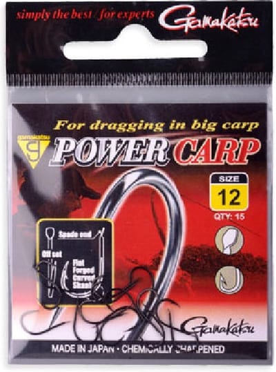 Gamakatsu Power Carp Hooks NSB | 15 Stuks #10