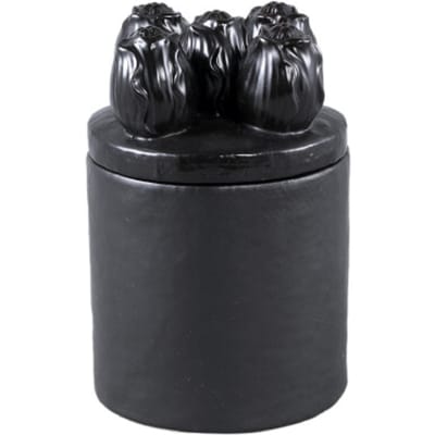PTMD - Pot Krystine - Zwart - 15x15x21cm