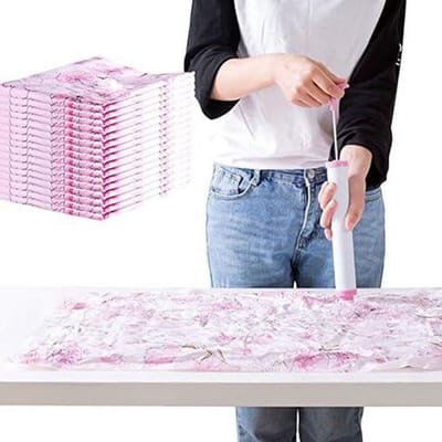 Vacuüm Compressiezakken - Kleding Opbergzakken - Ruimte Besparen - Herbruikbaar Ontwerp - 80 x 60 cm - Transparant