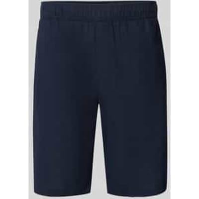 straight fit korte broek met achterzak