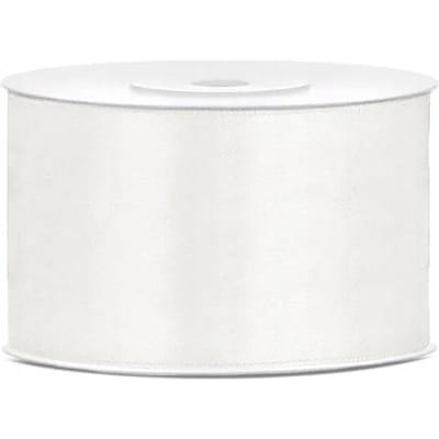 Partydeco - Satijn lint cream 38 mm/ rol 25 m