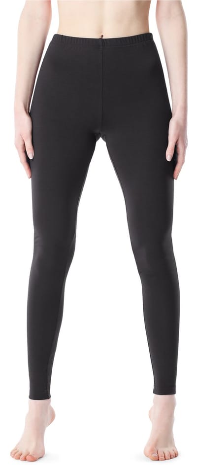 Bellivalini Dames Lange Leggings van Viscose - Sport – Vrijetijdsbroek - Sporbroek - Yogabroek - BLV-BLV50-203-LE - Grafiet - S