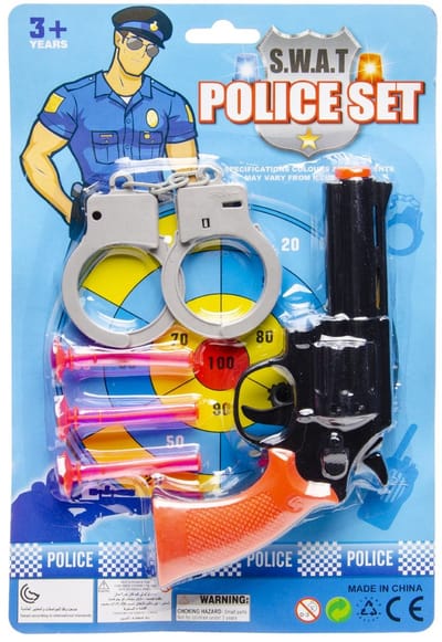 Duckiez Wapenuitrusting Politie Kaart - 1 stuk
