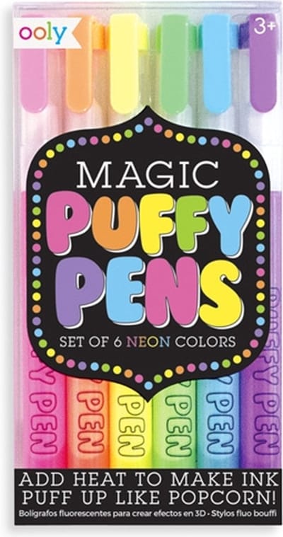 Ooly 3D Effect Markers - 6 Neon Kleuren