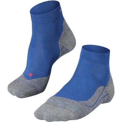 FALKE RU4 Short anti-blaar katoen functioneel materiaal hardloopsokken heren blauw - maat 46-48