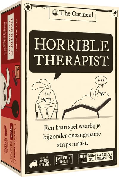 Horrible Therapist – Fout, Grappig & Hilarisch Partyspel voor Volwassenen - Nederlandstalig
