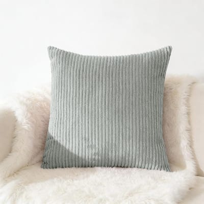 70x70 65x65 Grote Maat Corduroy Kussenhoes Zachte Pluche Flanellen Kussenhoes Pluizige Bankkussenhoes voor Sofa Woonkamer Decor 60x60cm