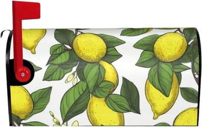 Brievenbushoezen - Postbus Covers - Huis Decoratie - Magnetisch Oxford Doek - 53 x 45 cm - Zwart