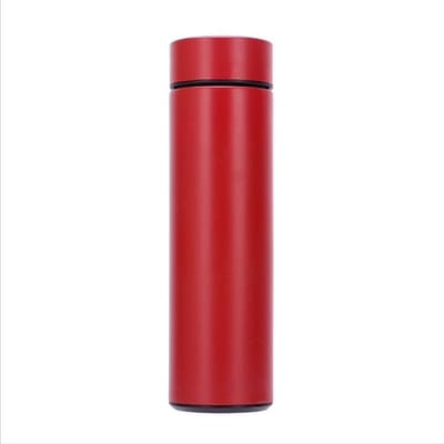 Slimme Thermosbeker - Temperatuur Display - Drinken Warm Houden - Touchscreen Temperatuur - 500ml Inhoud - Rood