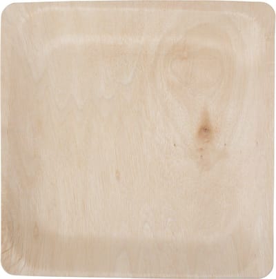 Take Dis Bord hout vierkant 23x23 cm FSC - Pak 25 stuks