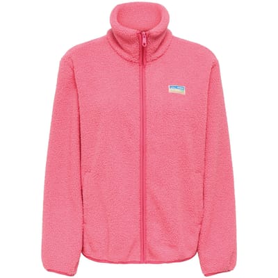Regular fit fleecejack met ritssluiting model 'EVA'