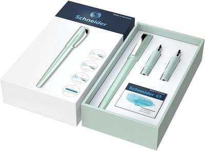 Schneider kalligrafietset – Callissima – kalligrafie vulpen – giftbox – mint - S-143811