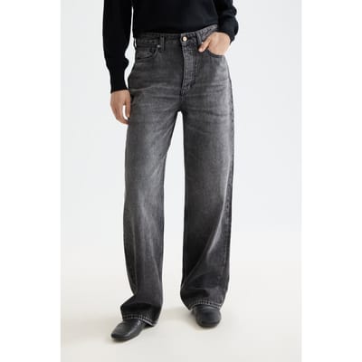 Scotch & Soda Ripple Straight Jeans — Absolute Black Größe: W27L32 | Ausgestellte Hosen Outlet | Damen | Schwarz