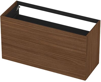 INK - Onderkast 2 Laden Push To Open Decor - 1200x450x650 Mm - Warm Walnoot