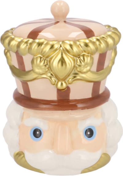 Candy nutcracker sand jar 12x12x15cm