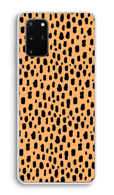 Case Company® - Hoesje geschikt voor Samsung Galaxy S20 Plus hoesje - Panter - Soft Cover Telefoonhoesje - Bescherming aan alle Kanten en Schermrand