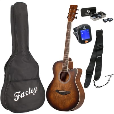 Westerngitaar - incl. gigbag, tuner, band, plectrums - Bruin Fazley W55