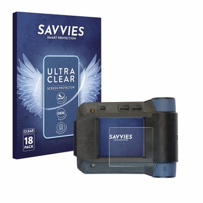 Savvies - Screenprotector voor Swissphone s.Quad X15/ X35/ C45/ C35 - Folie Beschermfolie transparant 18 Stuks