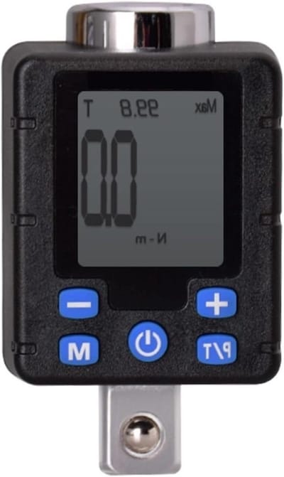 Digitale Momentsleutel - Koppel Meter - Precisie Afstelling - Verstelbare Adapter - 0-340 Nm - Zwart
