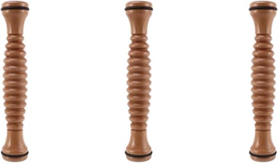 Voetmassageapparaat - Voetroller Hout - Voetontspanning - Massief Hout - 3 Stuks - Houtkleur