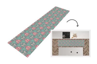 Keukenloper 200x50 cm - Keukenmat vinyl Patronen - Tribal - Retro - Keukenmatten loper - Keuken vloerkleed tapijt