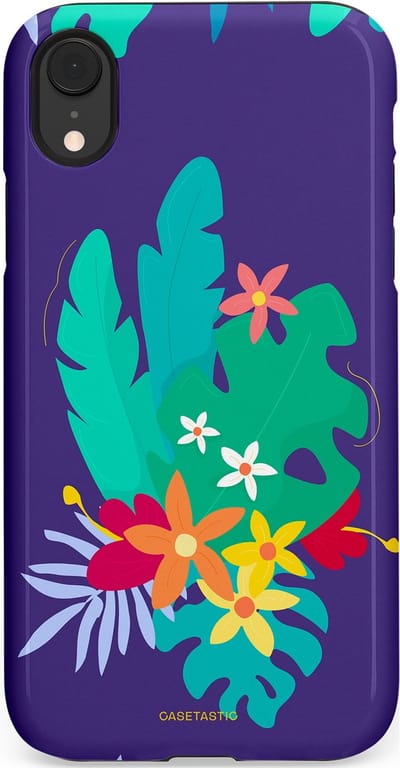 Casetastic Hoesje Geschikt voor Apple iPhone Xr - Stijlvolle Beschermende Duo-layer Case - Surfplant