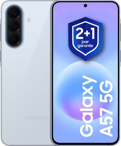 Samsung Galaxy A57 5G - Smartphone - 256GB - Awesome Icyblue + 1 jaar extra garantie