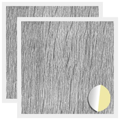 vidaXL - Zelfklevende - schroefcover - 2 - st - Grijs - Sonoma - Ø - 20 - x - 0,5 - mm