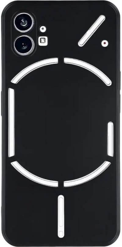 Zwart Dun TPU Hoesje Geschikt voor Nothing Phone (1) | Back Cover | Lichtgewicht | Ultra Dun | Flexibel | Zacht