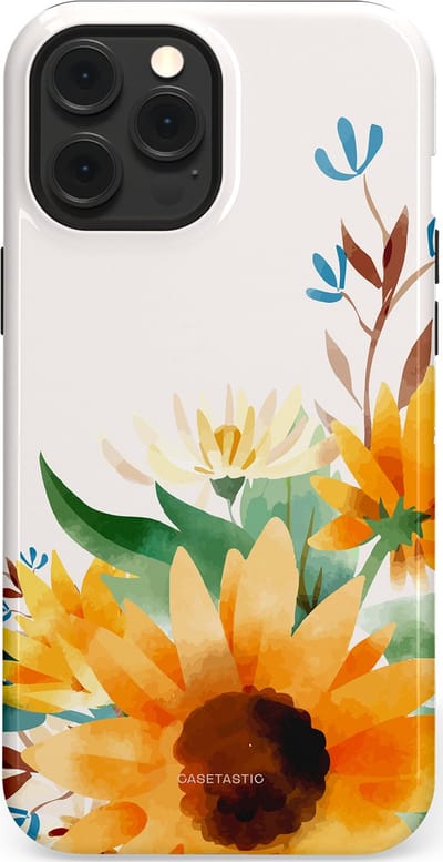 Casetastic Hoesje Geschikt voor Apple iPhone 12 Pro Max Magsafe - Stijlvolle Beschermende Duo-layer Case - Stralend geel