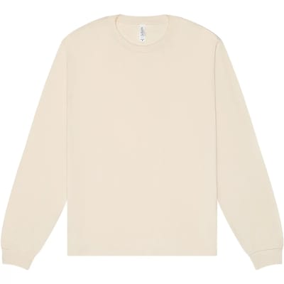 Bella+Canvas Unisex Heavyweight Long Sleeve Tee CV3511 - Natural - XS