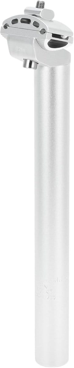 Fietszadelpen - Zadelbuis - Comfortabel Fietsen - Met Bevestigingsclip - 30.4 x 300mm - Zilverkleurig