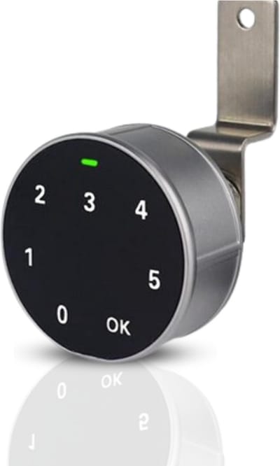 JPB Lockerslot met Pincode - Voor Persoonlijk Gebruik - Kastslot met Pincode - Smart Lock - Locker Lock met Pincode - Digitaal Slot - Code Lock - Ladeslot - Kantelslot - Brievenbus Slot - Inbouwdiepte 26 mm