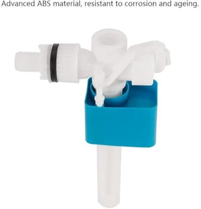 Dailygoods- Inlaatklep G 1,27 cm - Zijdelingse Inlaatklep - Messing/ABS - Horizontaal Inlaatventiel - Goede Afdichting - Totale Hoogte 245 mm - Toiletventiel
