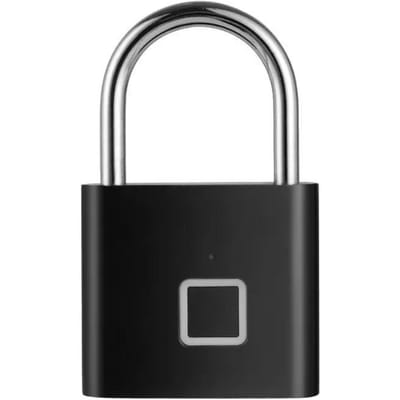 Sleutelloos USB Oplaadbaar Vingerafdrukslot Smart Home Hangslot Waterdicht Deurslot Snel Ontgrendelen Draagbaar Anti-diefstal Hangslot
