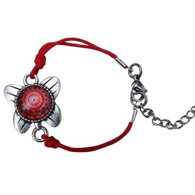 2 Love it Vlinder RB - Armband - Verstelbaar in maat 12.5 tot 16 cm - Rood