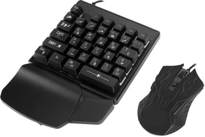 Dailygoody - Mechanisch toetsenbord - E-Sports toetsenbord - Ergonomische polssteun - Zwart - 7 kleuren achtergrondverlichting - Antislip design