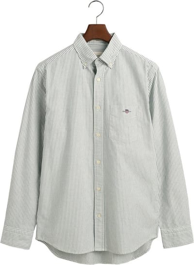 Gant casual overhemd regular fit groen