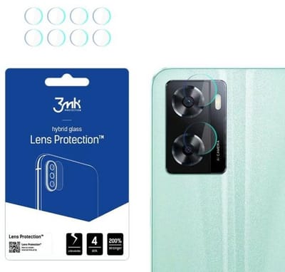 3MK Lens Protect - Optische Lensbescherming - Oppo A57 4G - Verhoogde Krasbestendigheid - 4 Stuks