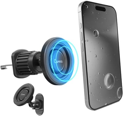 CarMe Telefoonhouders Auto - MagSafe Autohouder - Inclusief 2 Houders - Magnetisch - Geschikt voor MagSafe - GSM Houder Auto - Zwart