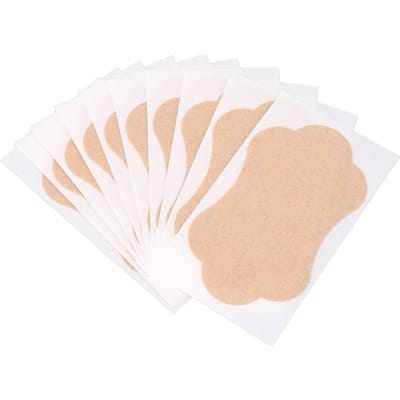Lot de 50 patchs anti-transpiration pour aisselles, polyvalents, fins, invisibles, non cicatrisants, en coton extensible, jetables